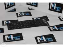 Kit autocolantes teclados portáteis