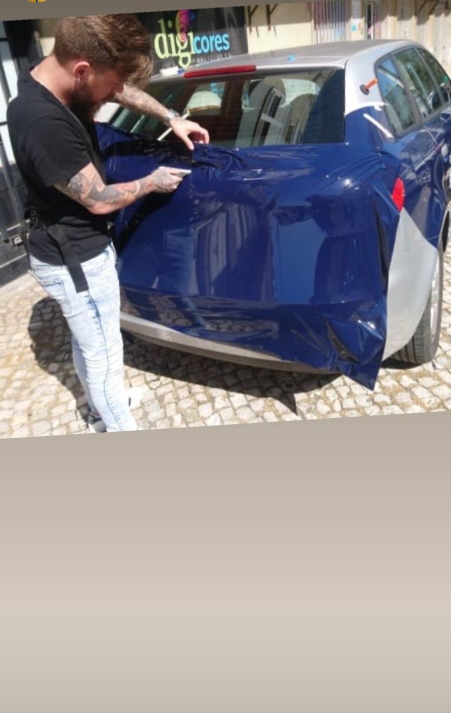 Serviços de aplicador de vinil