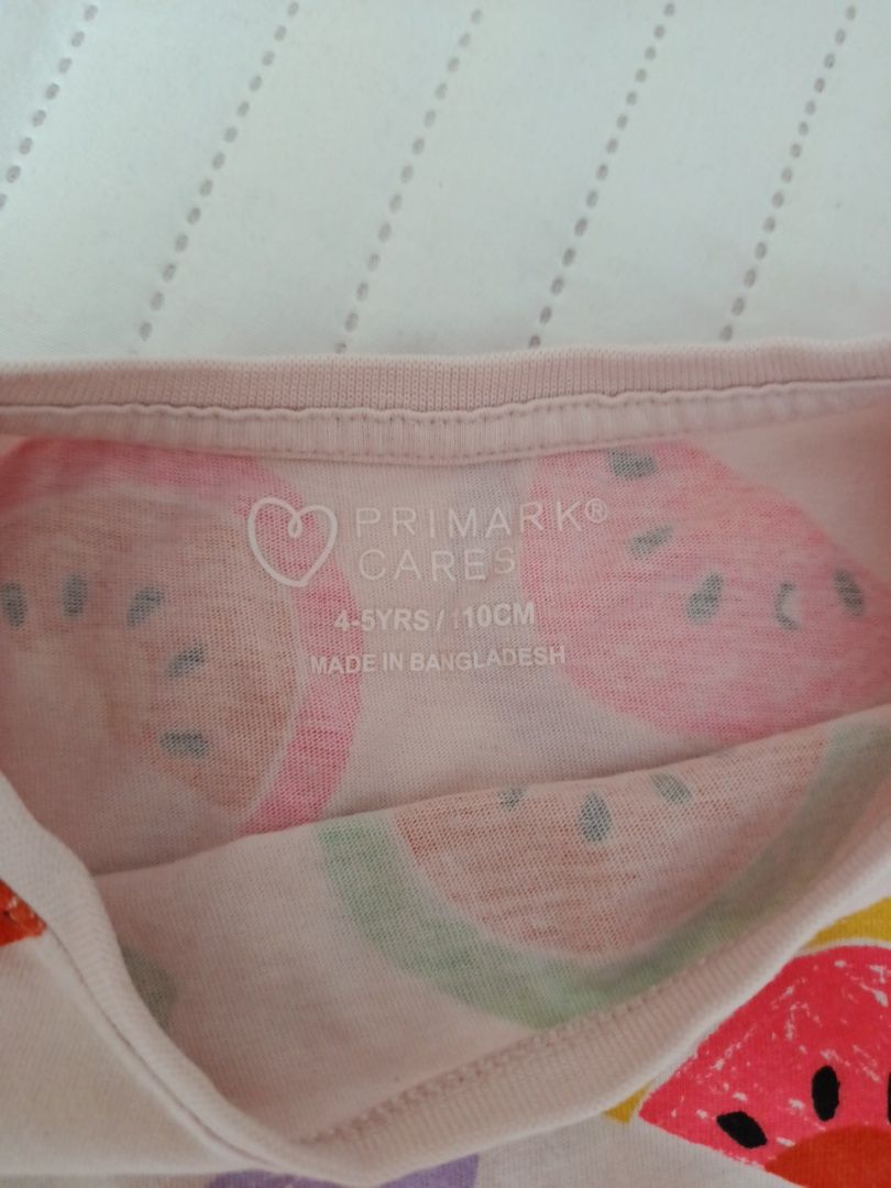 Літній костюм для дівчинки Primark зріст 110,3-4 роки