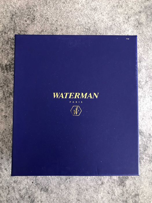 Zestaw Waterman: pióro wieczne stalówka F, długopis oraz etui