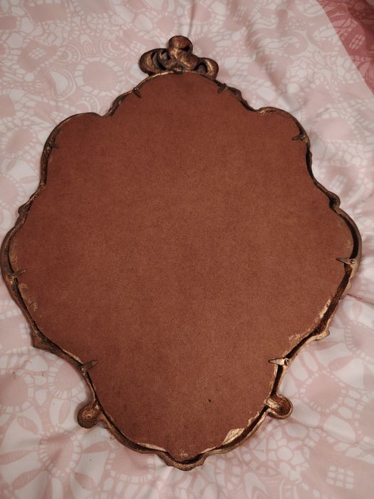 Espelho Oval Biselado em Bronze