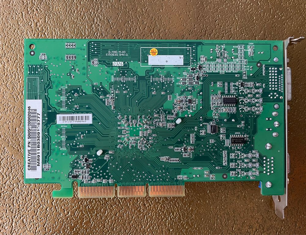 Karta graficzna Retro AGP 8x MSI nVIDIA GeForce FX5600XT GDDR 256 MB