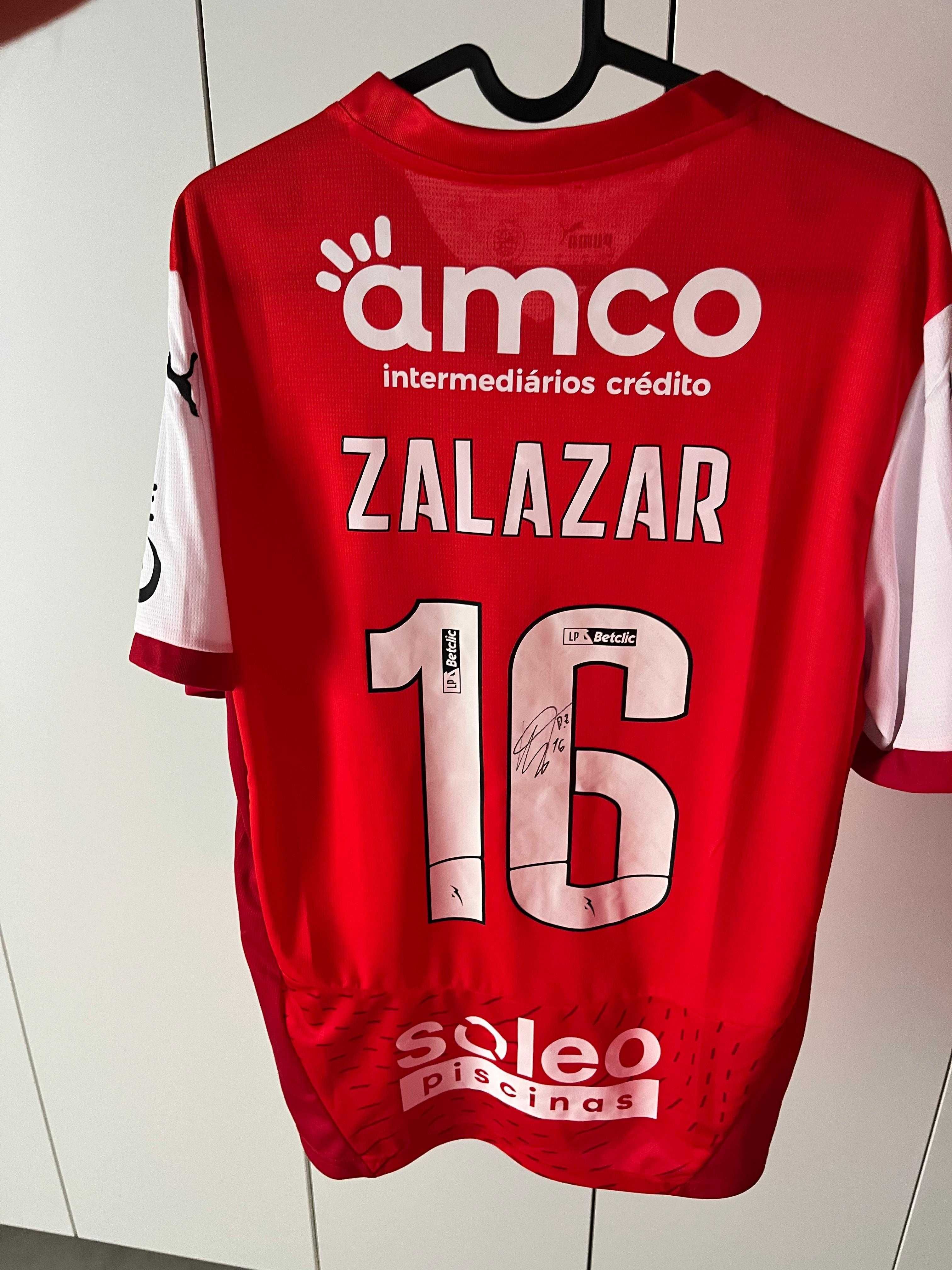 Camisola SC Braga 24/25 autografada Zalazar