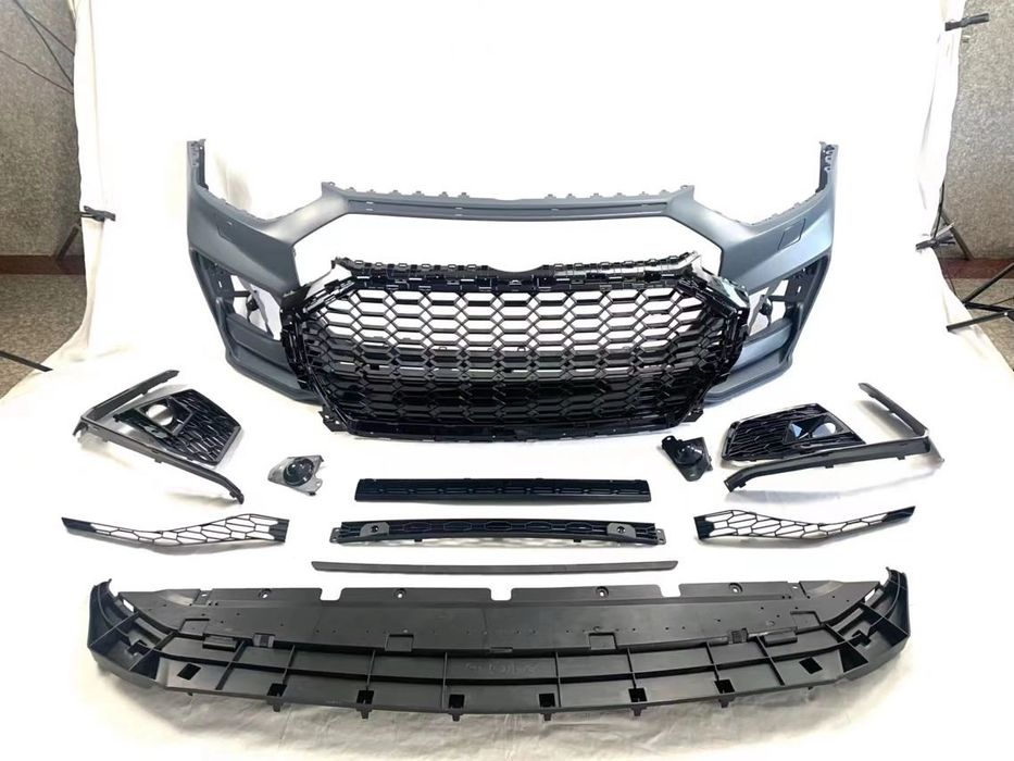 Передній бампер в стилі RS на Audi Q5 SQ5 80A 2020-2024 audi q5 sline