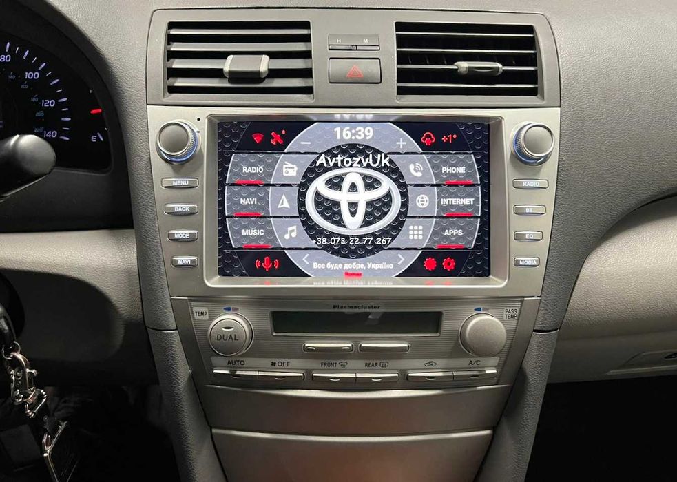 Магнитола CAMRY 40 Toyota SOLARA Солара GPS Кемри CarPlay Android 14