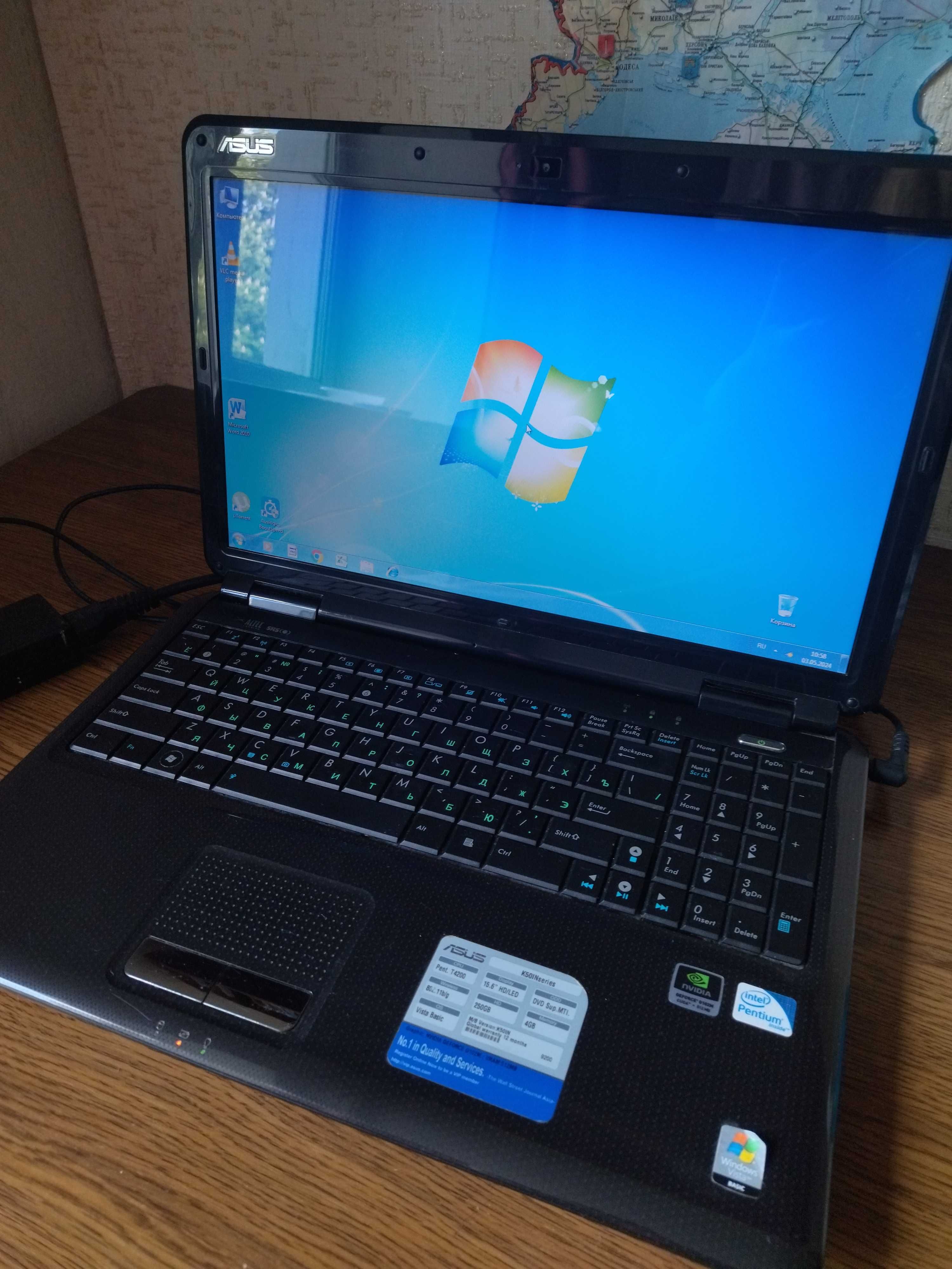 Ноутбук ASUS K50IN
