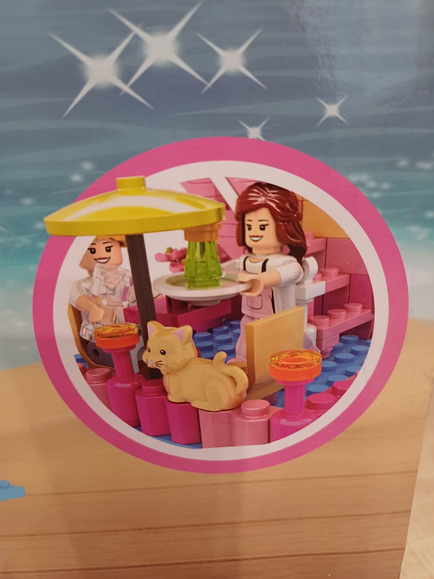 Klocki restauracja, przyjęcie urodzinowe, a'la lego friends