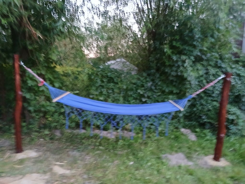 Domek wśród  zieleni  z   G o r  ą c ą  b a l i ą,   KOMINKIEM, JACUZZ