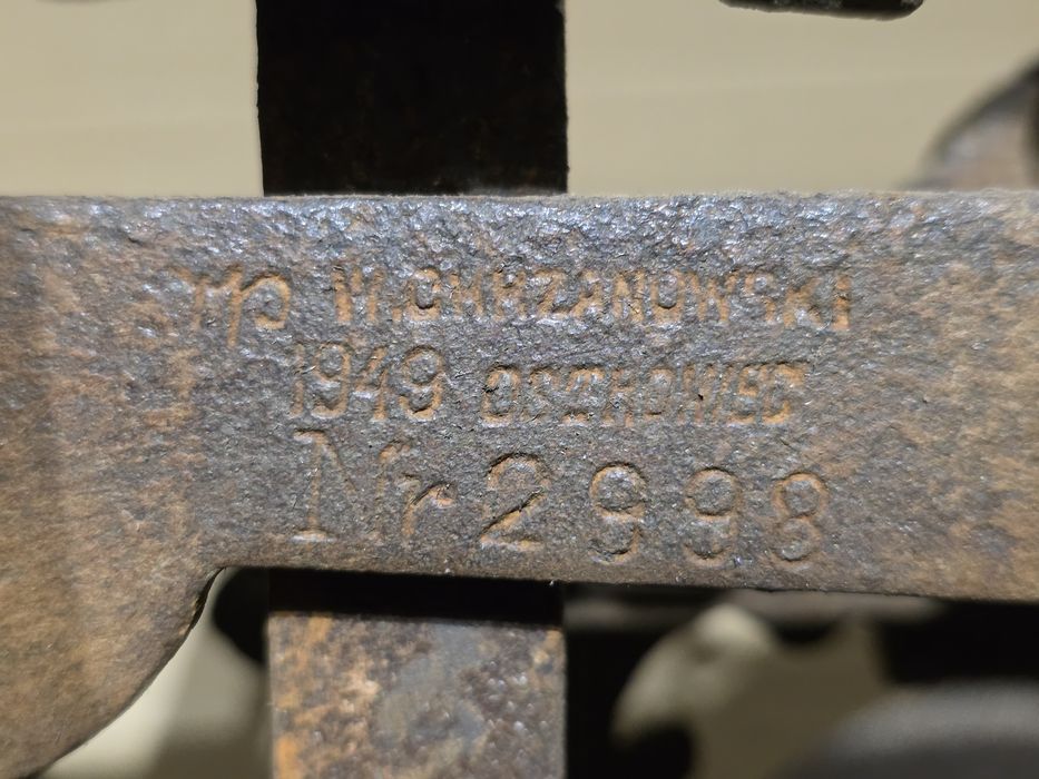 Waga szalkowa 5kg Weber&Dahne 1924r. Chrzanowski Ostrowiec