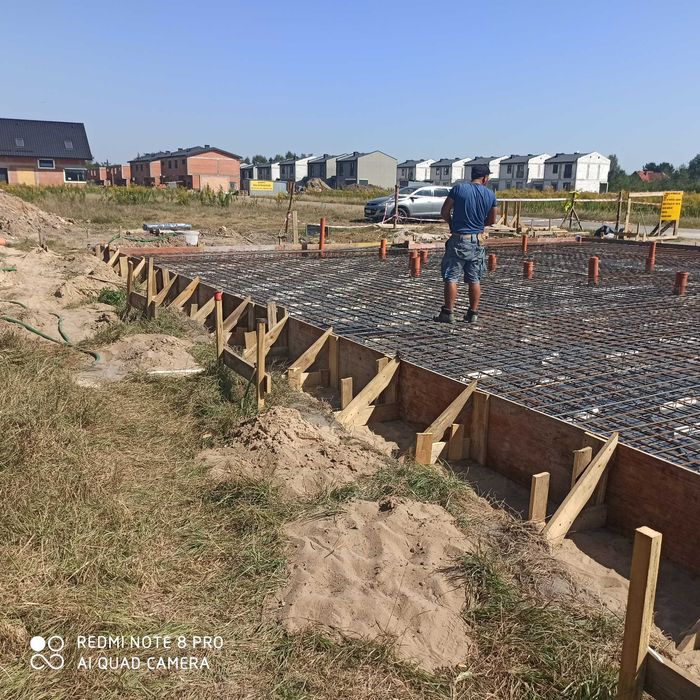 Budowa domu, elewacje,fundamenty, płyty fund., mury, stropy, żelbety