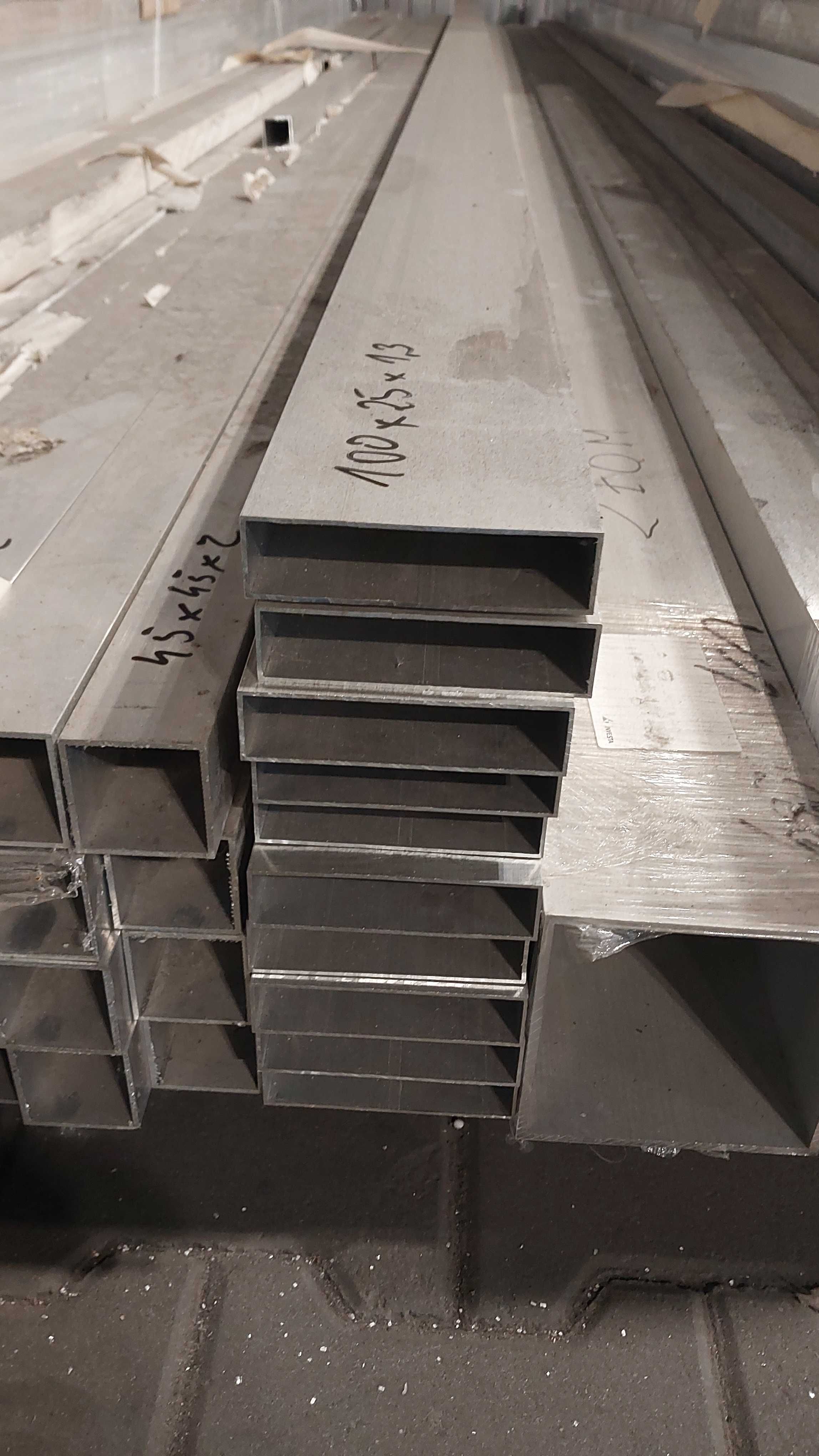 Profil aluminiowy, aluminium 100x25x1,3mm gat.6060/ PA38, Bytom