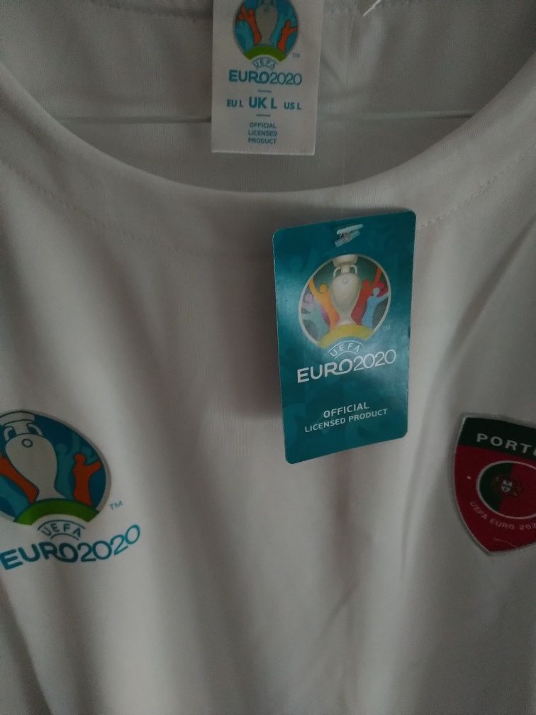 Tshirt Camisola Futebol Oficial Portugal Euro 2020