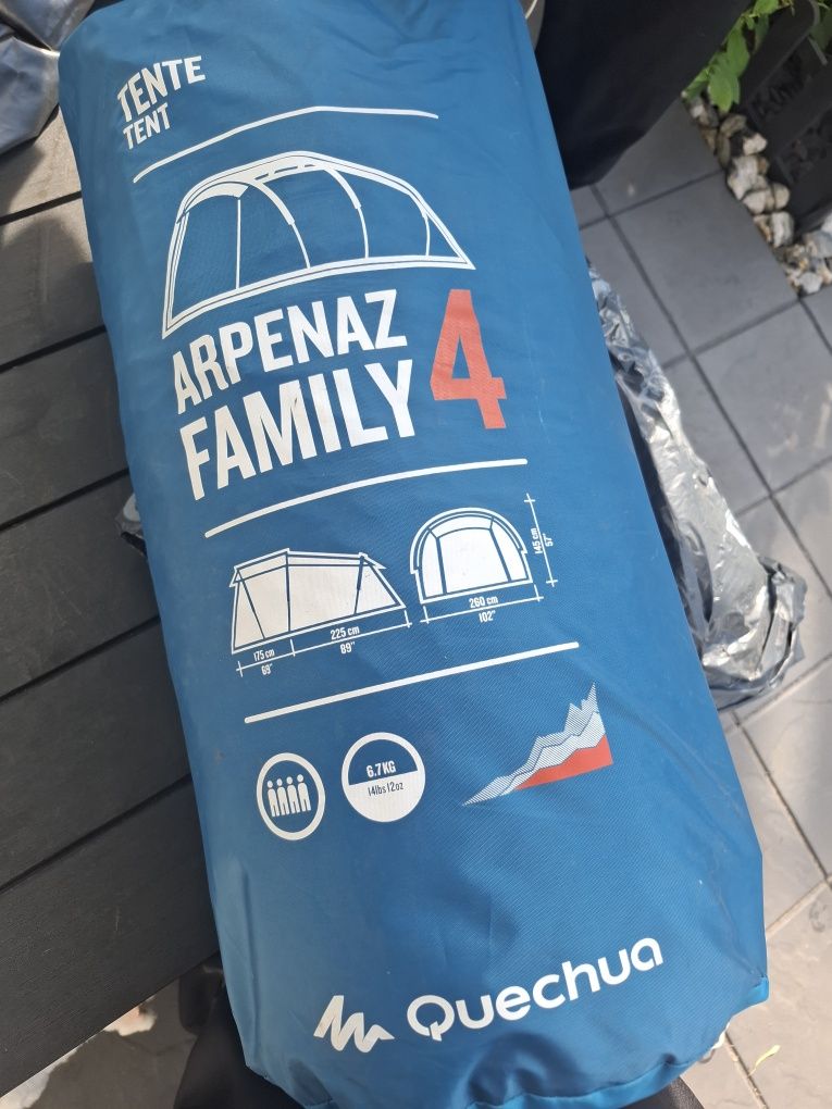 Namiot duży 4 osobowy quechua Arpenaz family 4