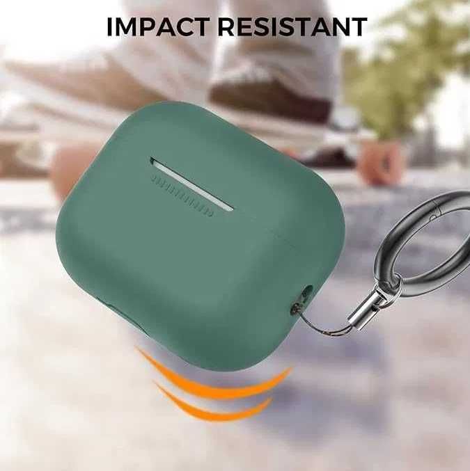 ETUI na AirPods Pro 2 silikonowe zielone NOWE a067