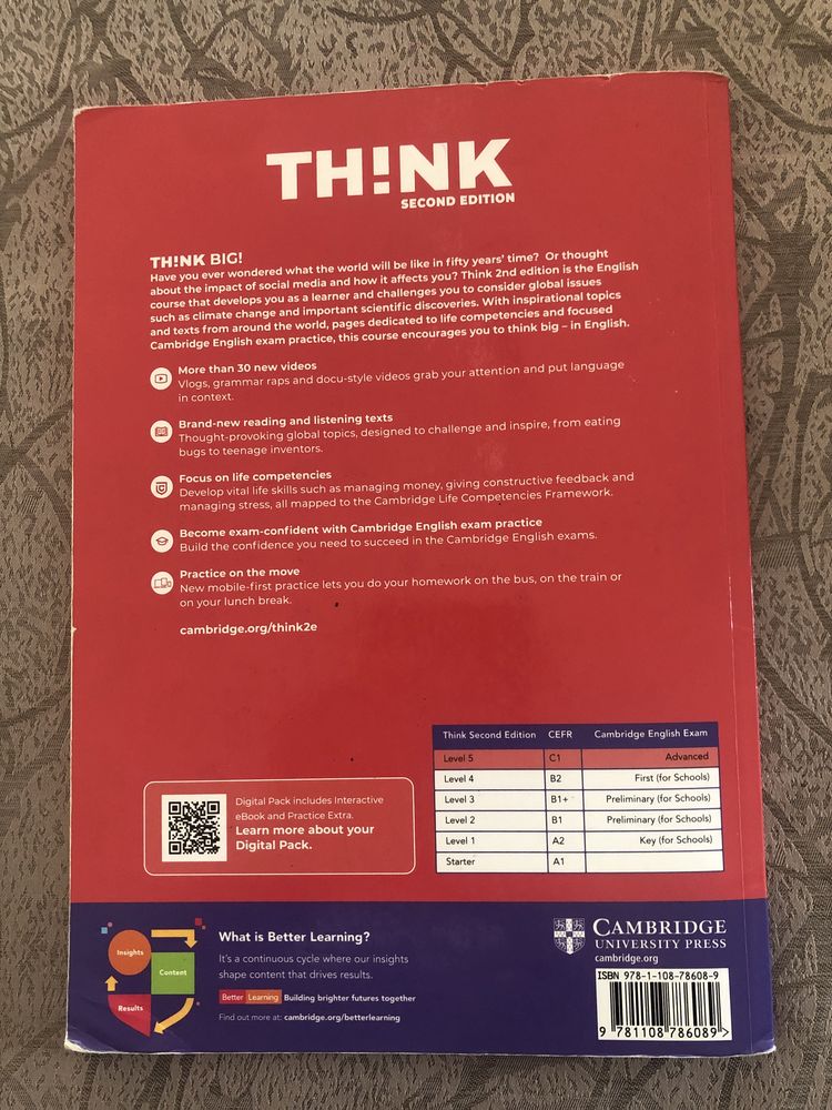 Workbook  and student’s book think 5