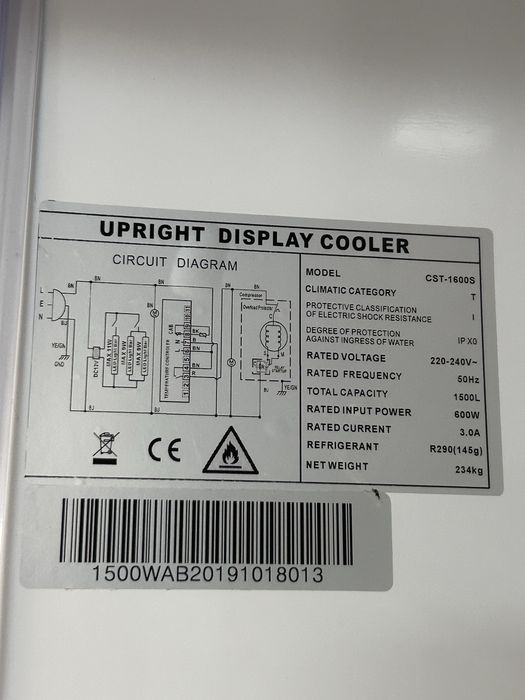 Armário expositor refrigerado