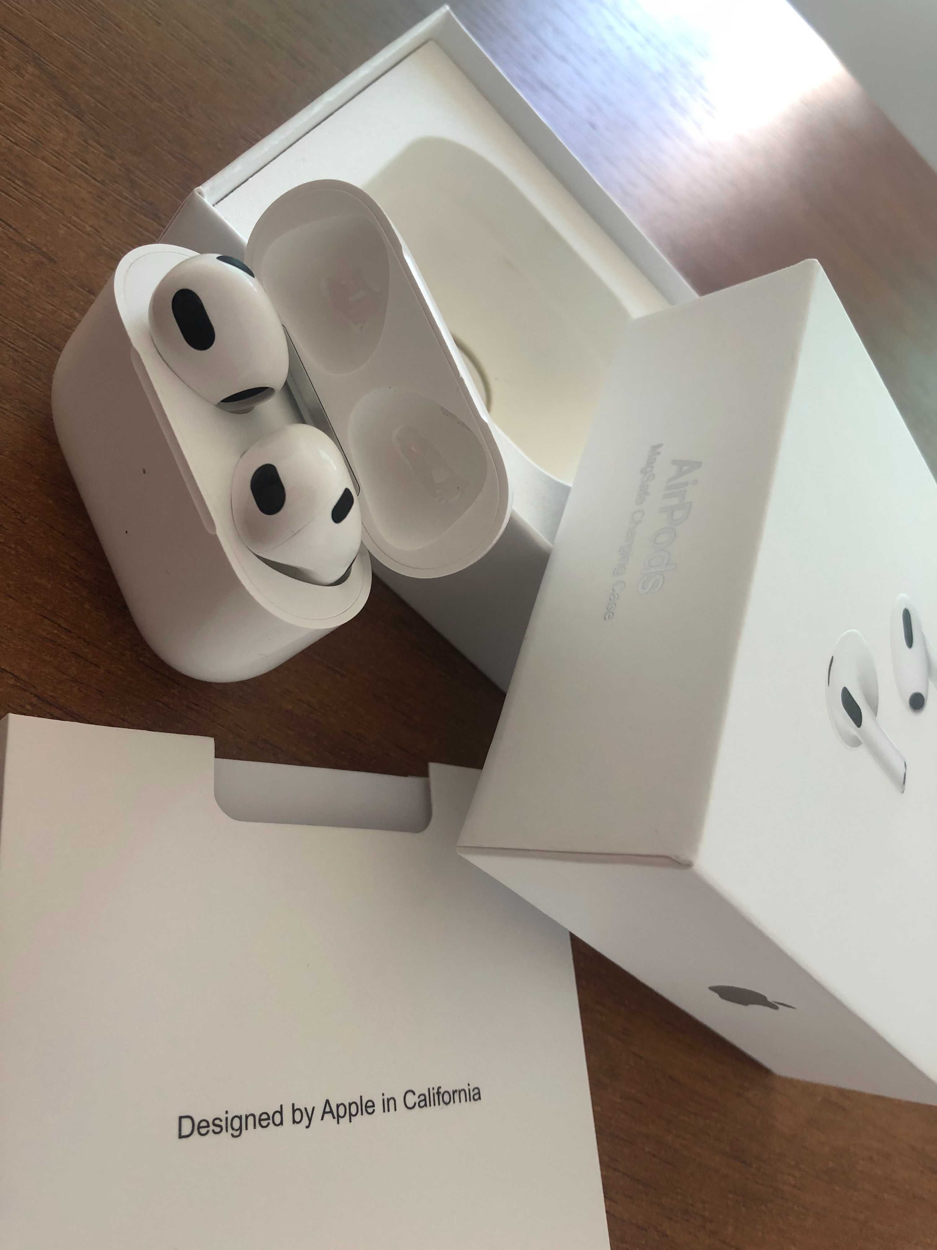 Бездротові навушники AirPods 3 1:1+чохол у подарунок ОПТ/ДРОП/Розниця