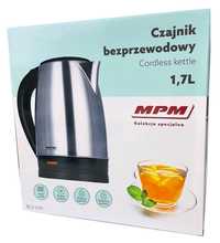 Czajnik bezprzewodowy MPM 1.7l (NOWY)