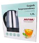 Czajnik bezprzewodowy MPM 1.7l (NOWY)