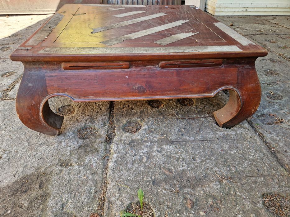 Stolik/Stół Azjatycki z Litego drewna egzotycznego