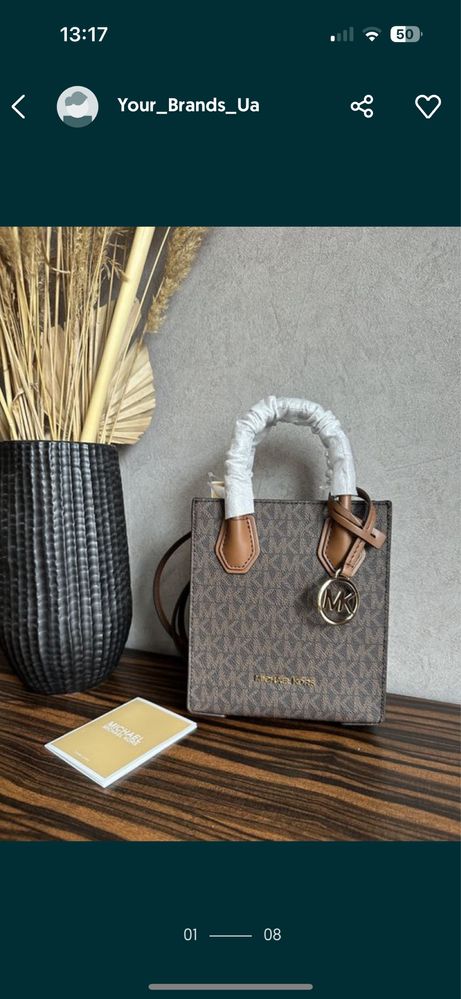 ОРИГІНАЛ з USA! Сумочка кросбоді Michael Kors Mercer extra small