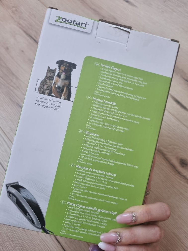 Jak nowa maszynka do strzyżenia zwierząt, golarką dla psa Zoofari