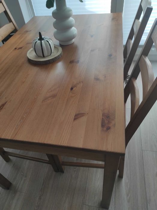 Stół + 4 krzesła IKEA