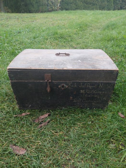 Kufer skrzynia wojskowa Austro Węgry 40 Pułk Piechoty