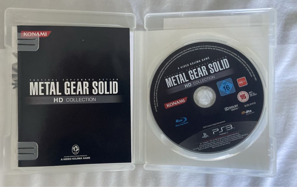 Metal Gear Solid hd Collection PS3 Perfeito