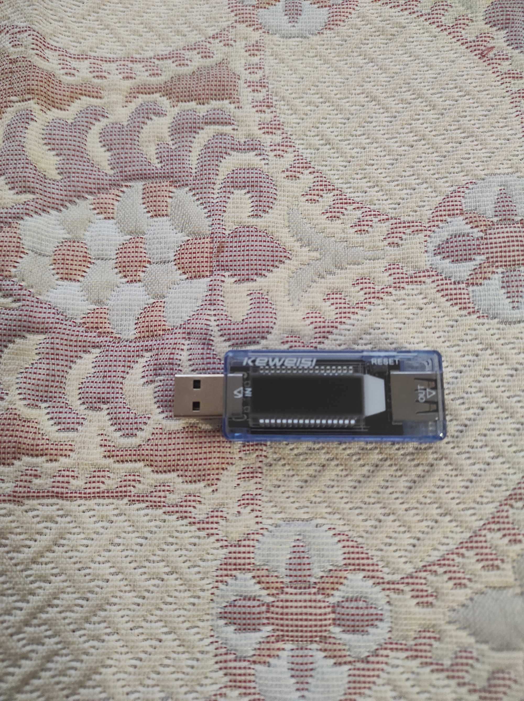 Юсб USB тестер Keweisi (вольтметр/амперметр/емкость/таймер).