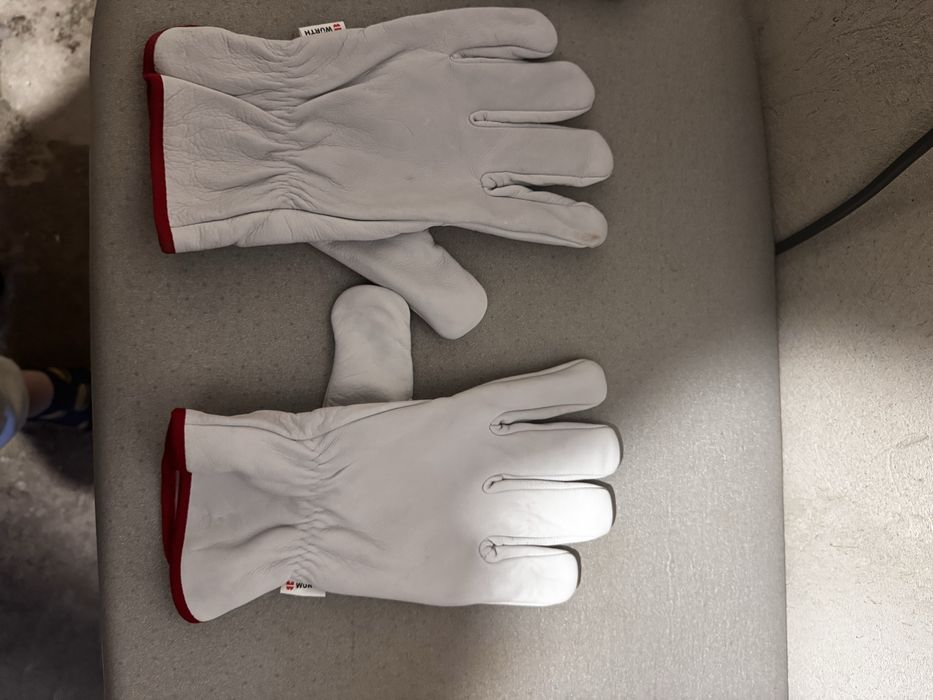 Rękawice skórzane WURTH ocieplane