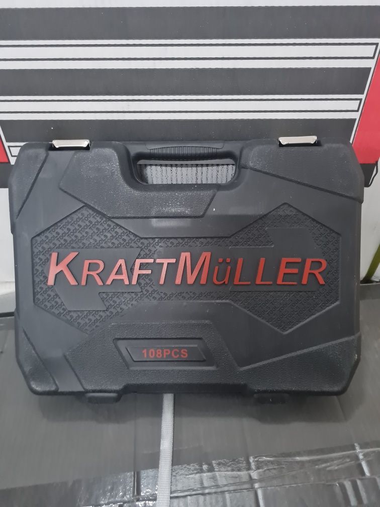 Mala de ferramenta 108 peças Kraft Müller nova