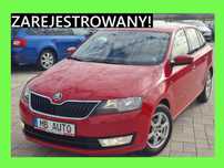 Skoda RAPID PIĘKNA**KLIMA pełna elektr. 5D skórzana kiera alu zadbany mega kolor