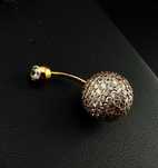 Złoty kolczyk do pępka piercing 3,75g PR.585 14K dł. 2,5cm