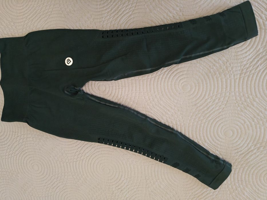 Legginsy Gym Glamour Evergreen