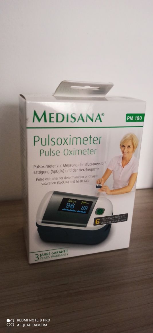 Pulsometr Pulsoksymetr MEDISANA nowy PM100