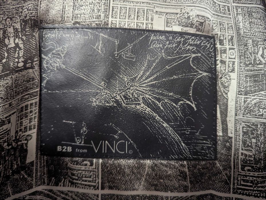 Вінтажна італійська шкіряна куртка VINCI, 100% натуральна шкіра.