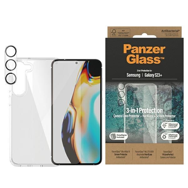 Pakiet Ochronny Panzerglass 3w1 do Samsung Galaxy S23+ S916
