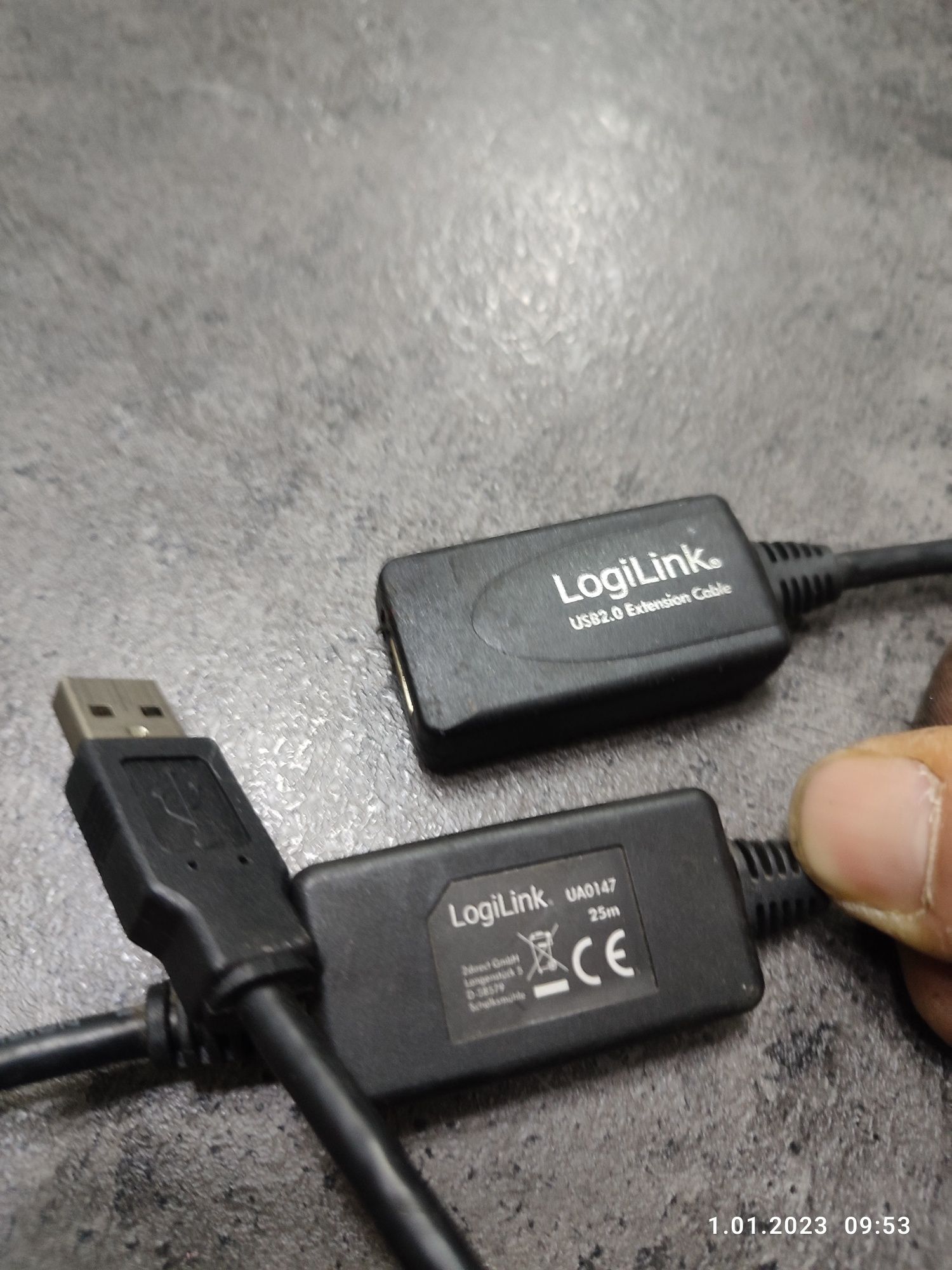 Przedłużacz USB 2.0 25m LogiLink