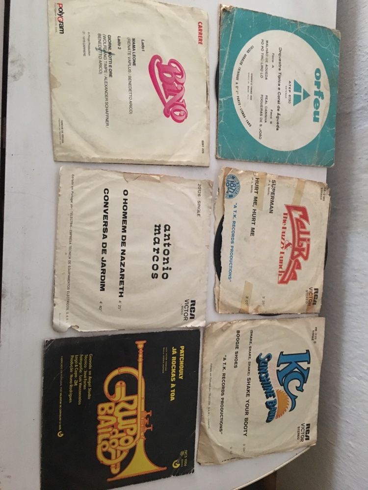 Discos em vinil 45rpm