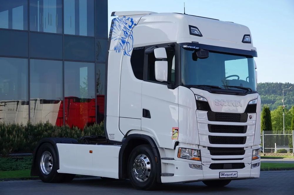 Scania S 500 / RETARDER / KLIMA POSTOJOWA  / ALUFELGI / OPONY 100% / PO KONTRAKCIE SERWISOWYM / SPROWADZONY