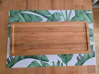 Deska do serwowania, taca bambusowa 39x16 cm - stan idealny!