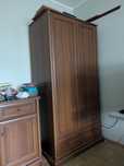 Szafa 2- drzwiowa 200x100x60 ciemny orzech