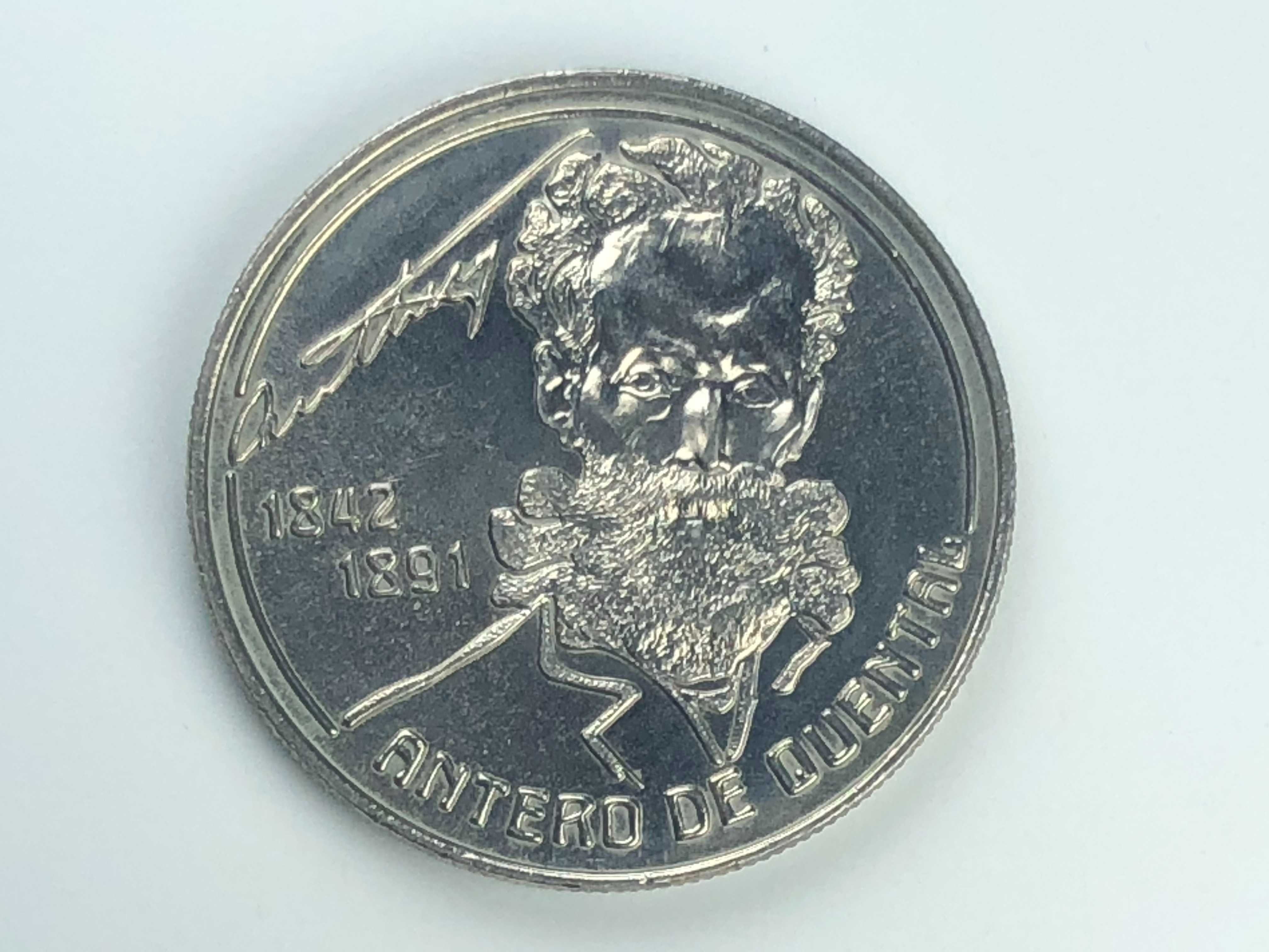 100 Escudos 1991 Cuproniquel Antero de Quental