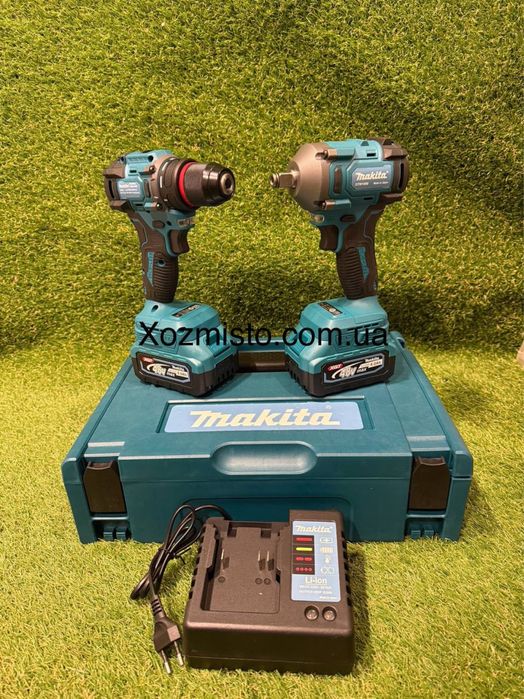 Набір Makita 2в1 (48V, 6AH) безщітковий, Шуруповерт 485 Гайковерт 1000