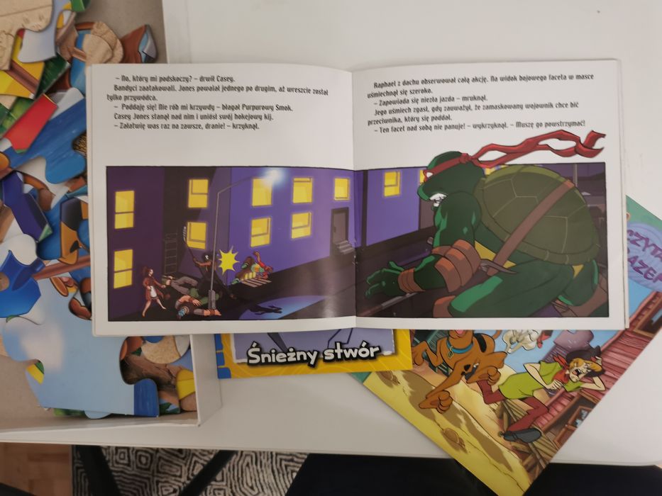 Zestaw Kubuś Puchatek puzzle ksiązki układanki