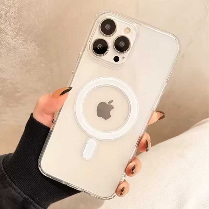 Прозорий чохол Magsafe на iPhone 161514131211 Про Макс всіх моделей