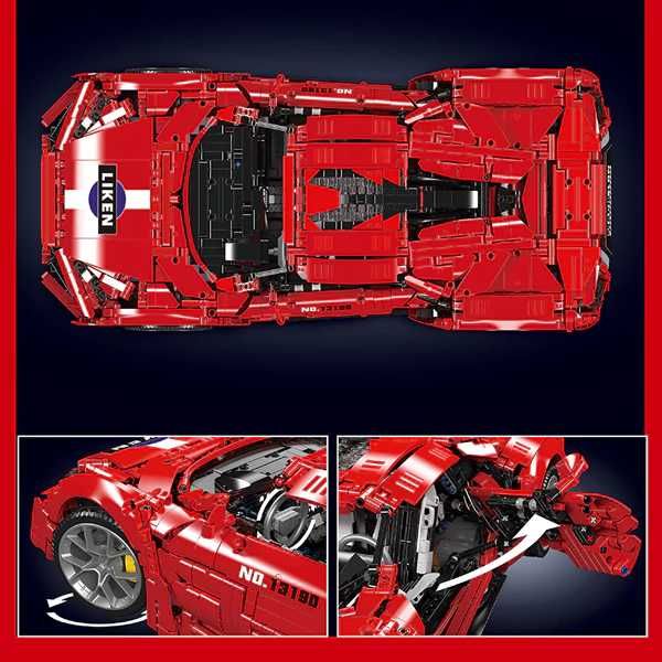 ‼️В КОРОБЦІ ‼️Конструктор MOULD KING Lykan Hypersport 1:8