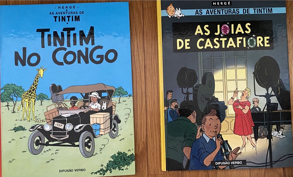 10 Livros das “Aventuras de Tim Tim”