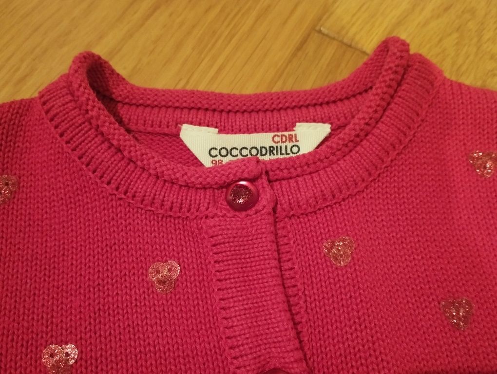 Sweter czerwony, coccodrillo rozm. 98